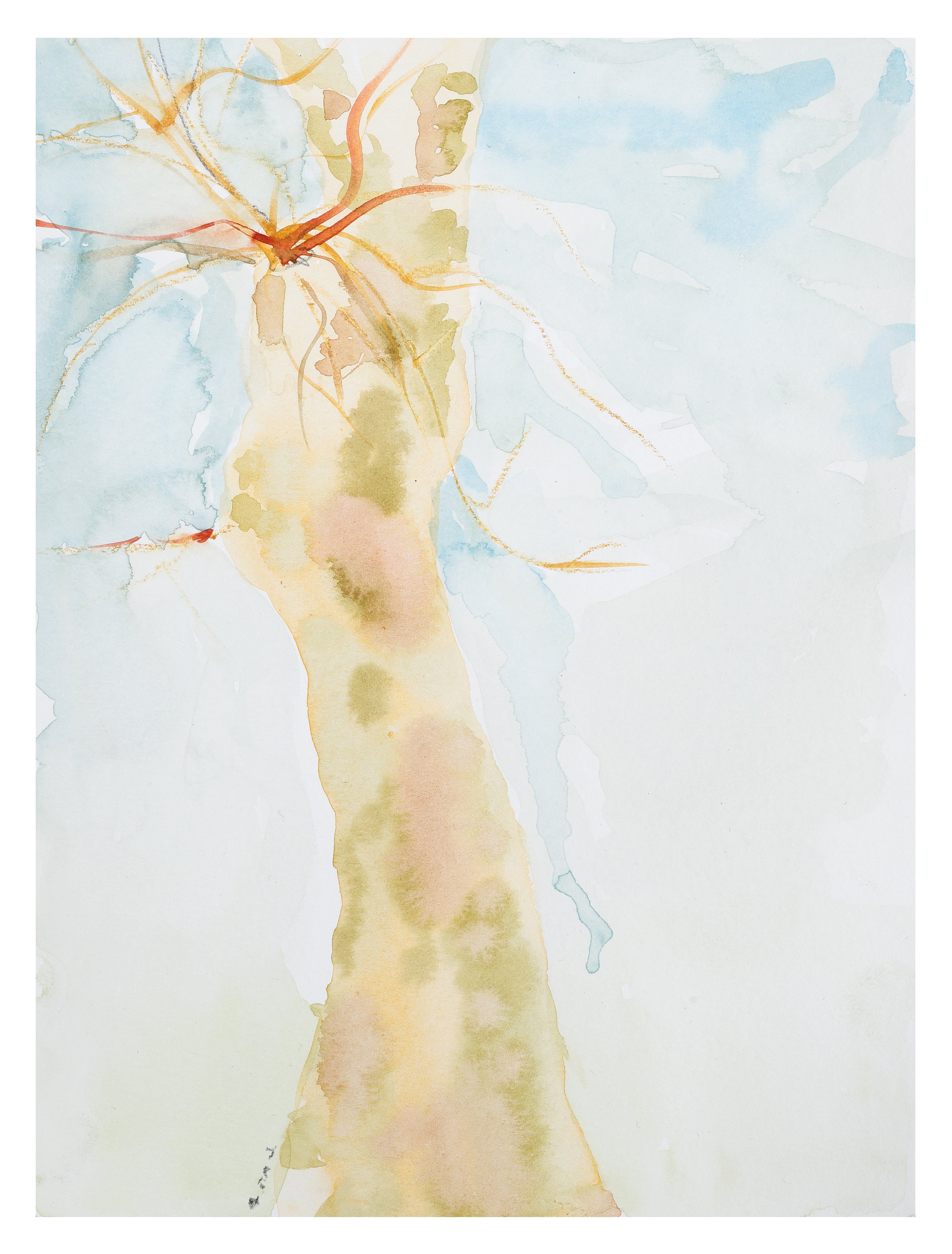 Attentive Fragment no. 11 - Original Outdoor Mixed Media Artwork on Paper