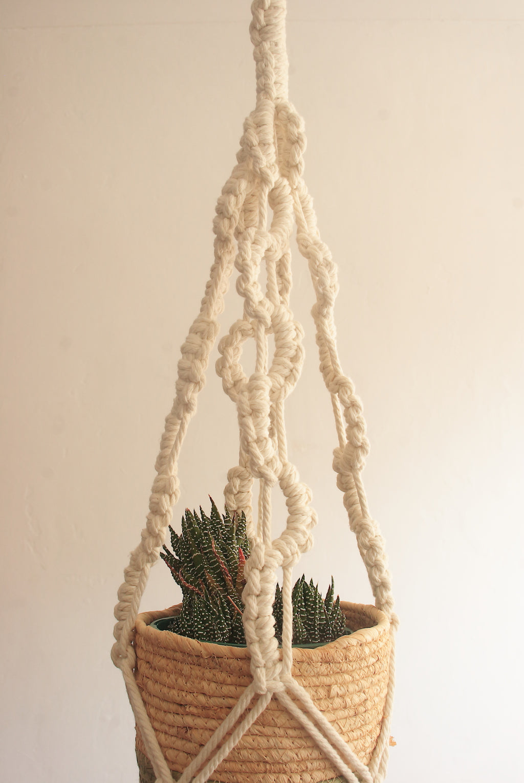 Macrame Planthanger 'Waves' - Colour Options Available - Medium/Large