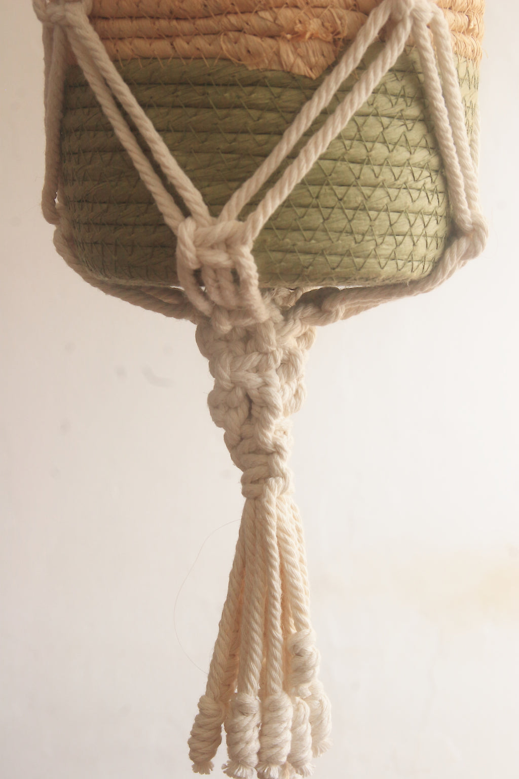 Macrame Planthanger 'Waves' - Colour Options Available - Medium/Large