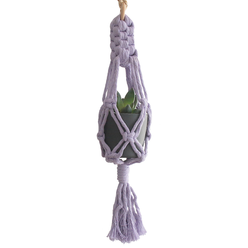 Macrame Planthanger 'Crown Knot' - Mini